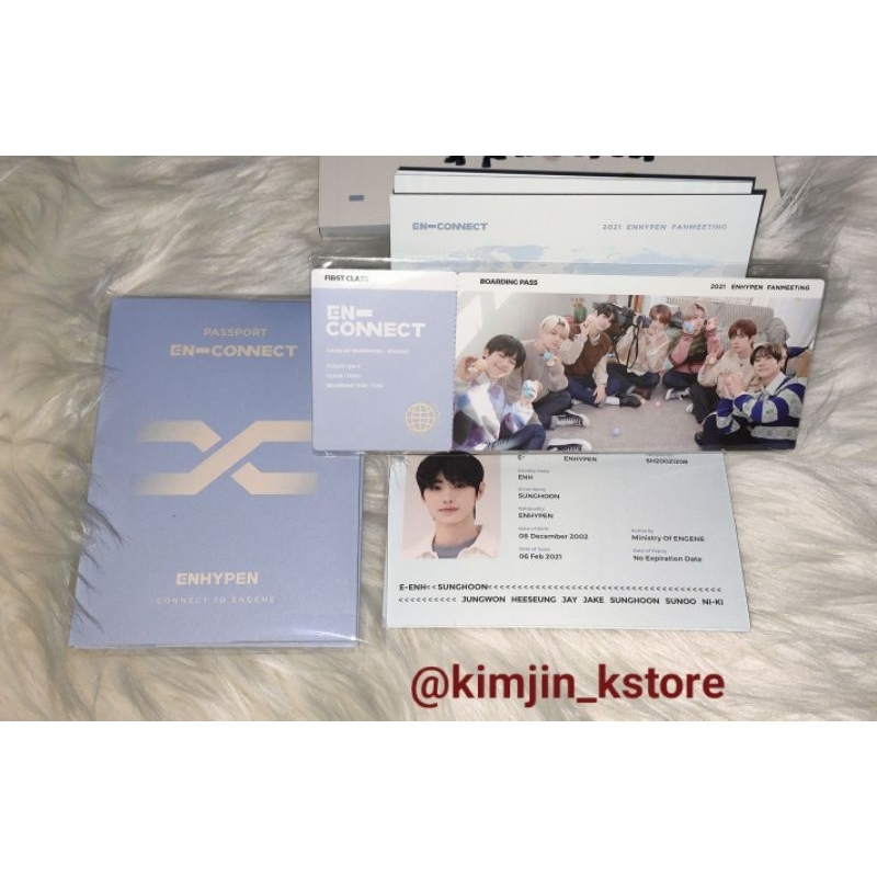 READY STOCK ENHYPEN PASSPORT EN CONNECT DVD  SUNGHOON