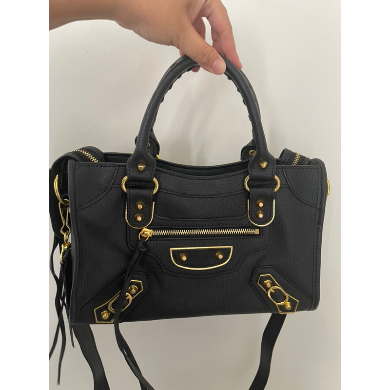 Balenciaga City Edge (ala) Hitam Grade Premium Preloved VVGC