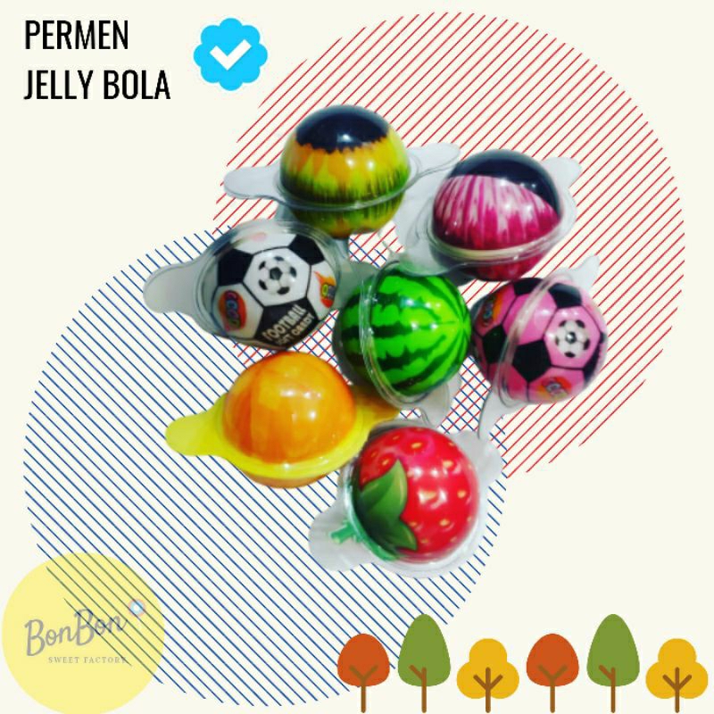 

Fruit Jelly Candy / Permen Jelly Bola Bentuk Planet Gummy