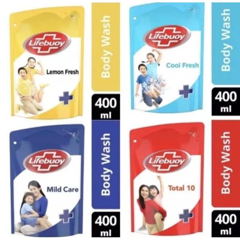 Sabun mandi cair lifebuoy 400 ml