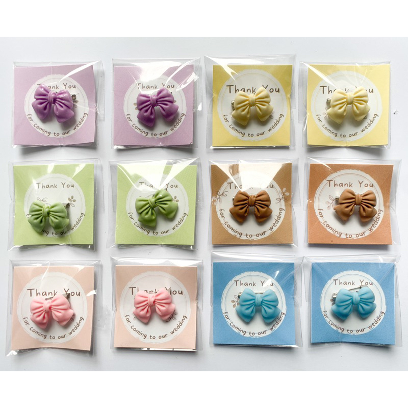 bross pita warna warni (isi 50)| souvenir bross | souvenir wedding murah | souvenir wedding aesthetic