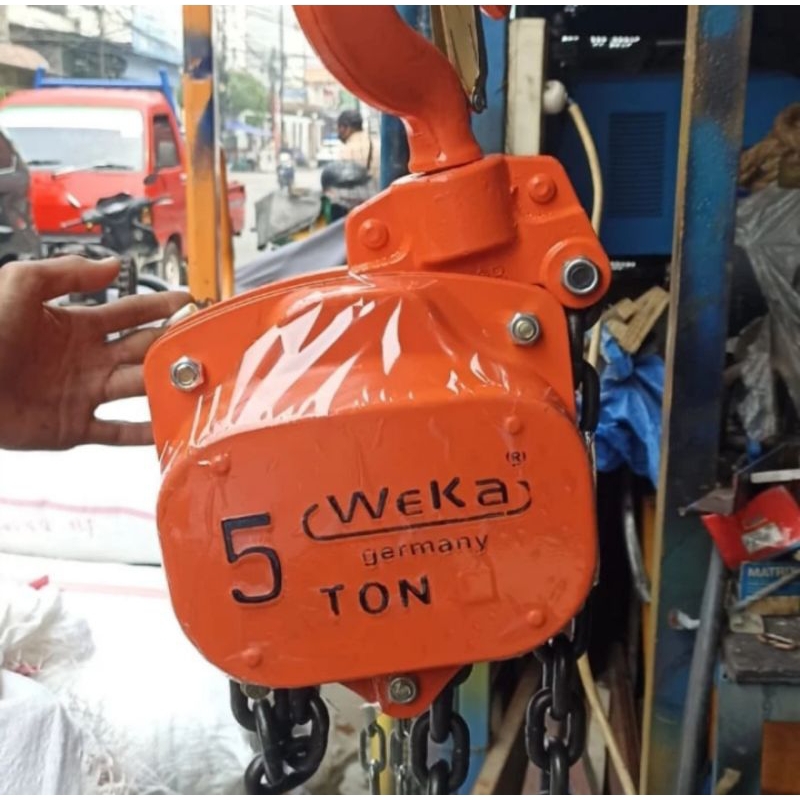 Chain block 5 tonx5 meter WEKA GERMANY