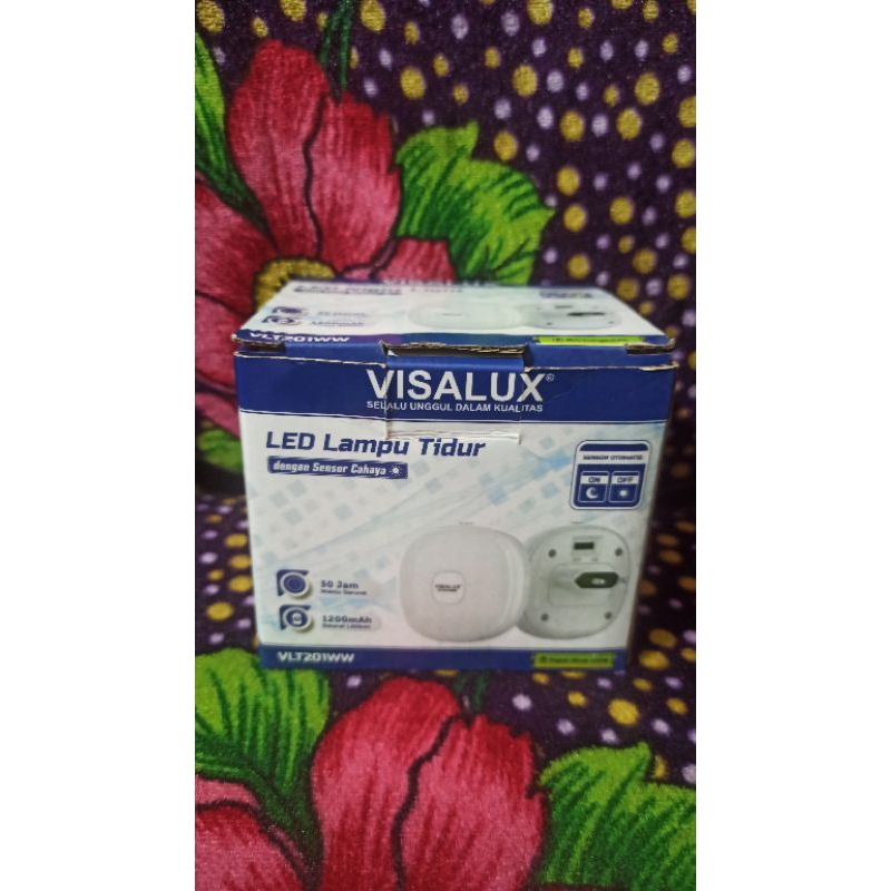 lampu tidur Led visalux VLT201WW dengan sensor cahaya