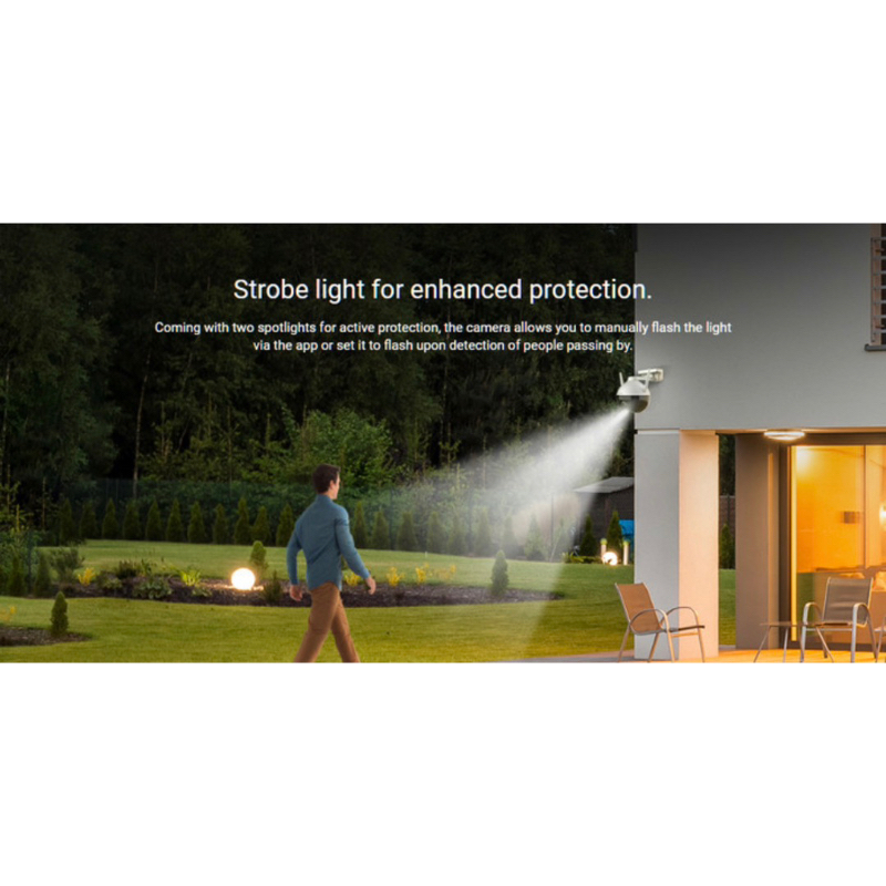 EZVIZ C8C Outdoor Pan Tilt Wifi IP Camera Color Nigth Vision H.265