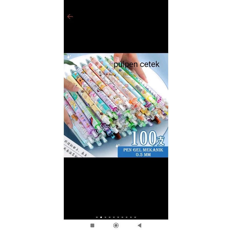 

pulpen cetek