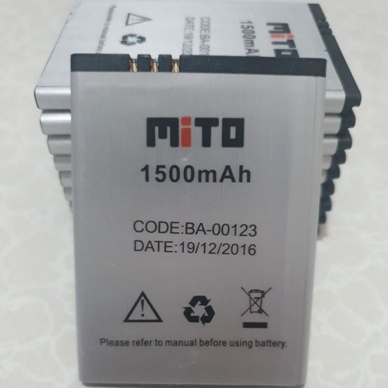 Baterai Mito 1500mah BA 00123 3.7V