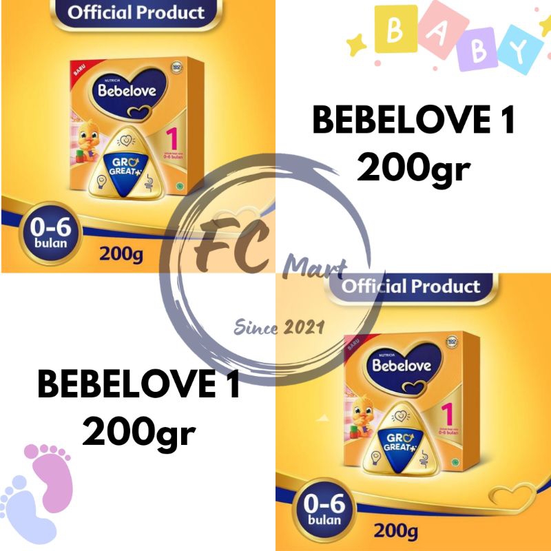 BEBELOVE 1 200gr Susu Bayi (0 6 Bulan)