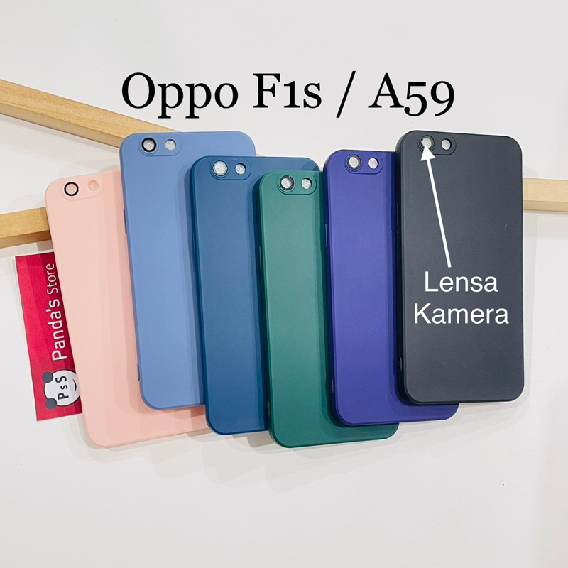 Case Oppo F1s / A59 Lenspro Makaron Full Color Softcase Pro Lensa