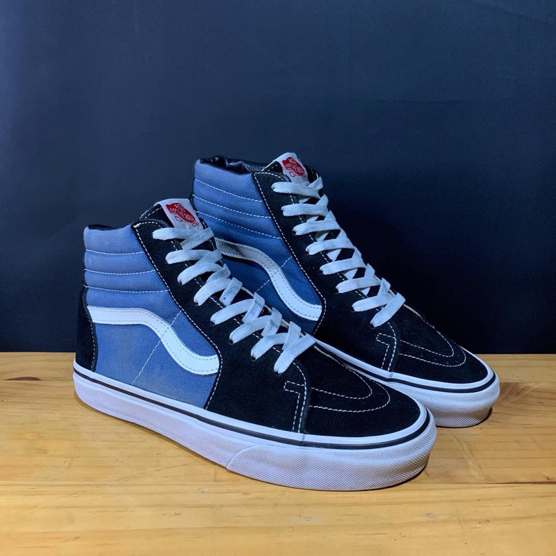 Vans Sk8 High Black Blue