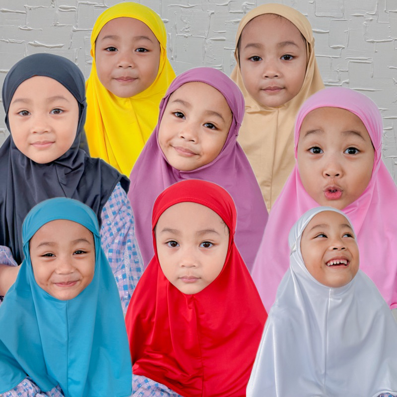 ALISHA BERGO HIJAB - LITTLECAIM | hijab instan anak