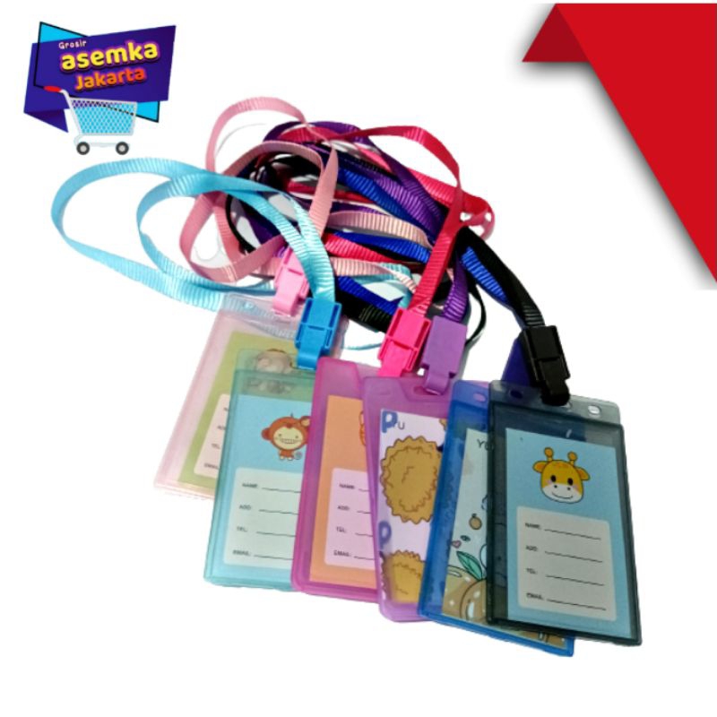 Tempat penyimpanan kartu akses id card 6pcs