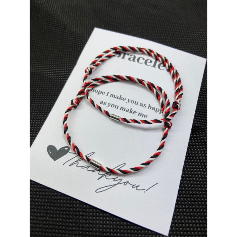 Gelang Couple Tridatu Basic Stripe Simple