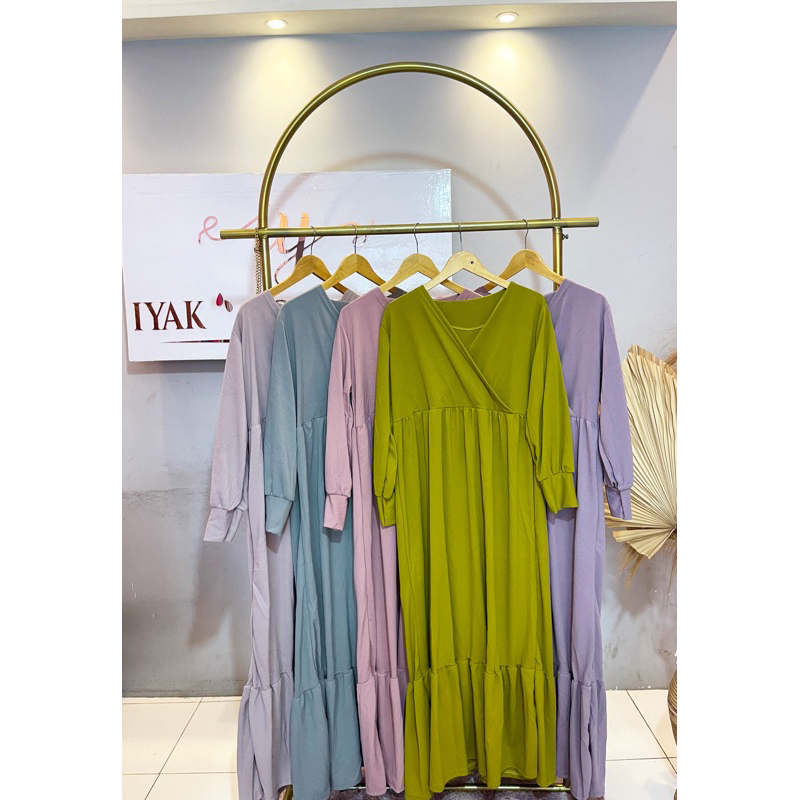 Maxi kimono / gamis lebaran / gamis kimono maxi dress