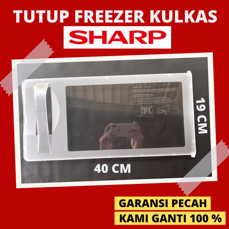 Tutup Freezer Kulkas Sharp 1 Pintu Original - Tutup Freezer Sharp SJ-M180 SJ-N181 SJ-X185 SJ-N191 SJ