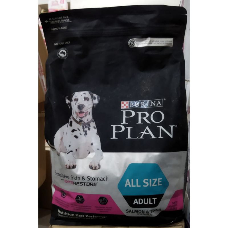 proplan dog sensitive skin stomach 2,5kg makanan anjing pro plan dog