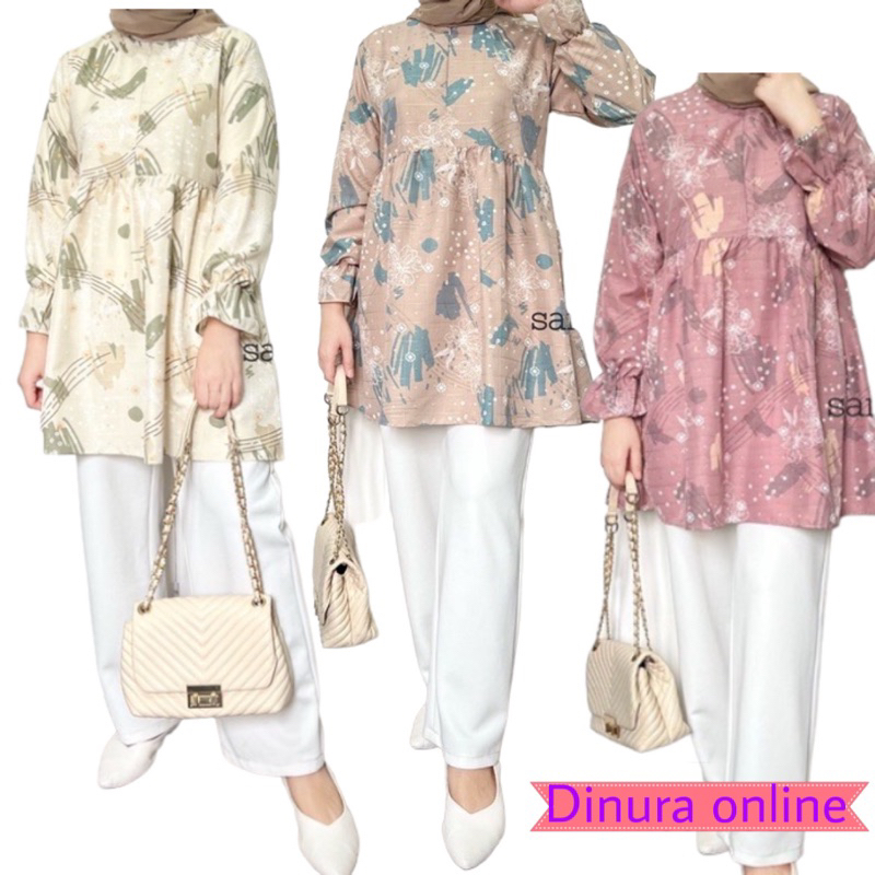 aera tunik wanita korean style fashion muslim