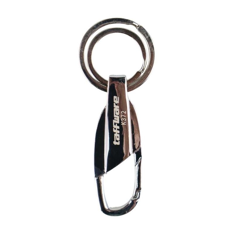 Taffware Gantungan Kunci Carabiner Keychain Stainless Steel Warna Silver