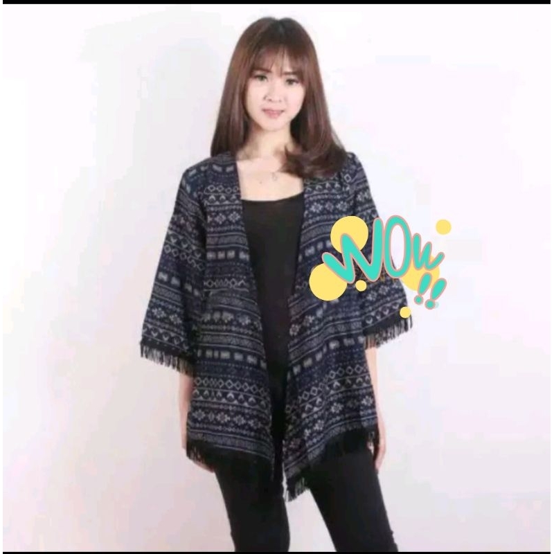 sweater rumbai cardigan kimono rumbai cardigan kekinian