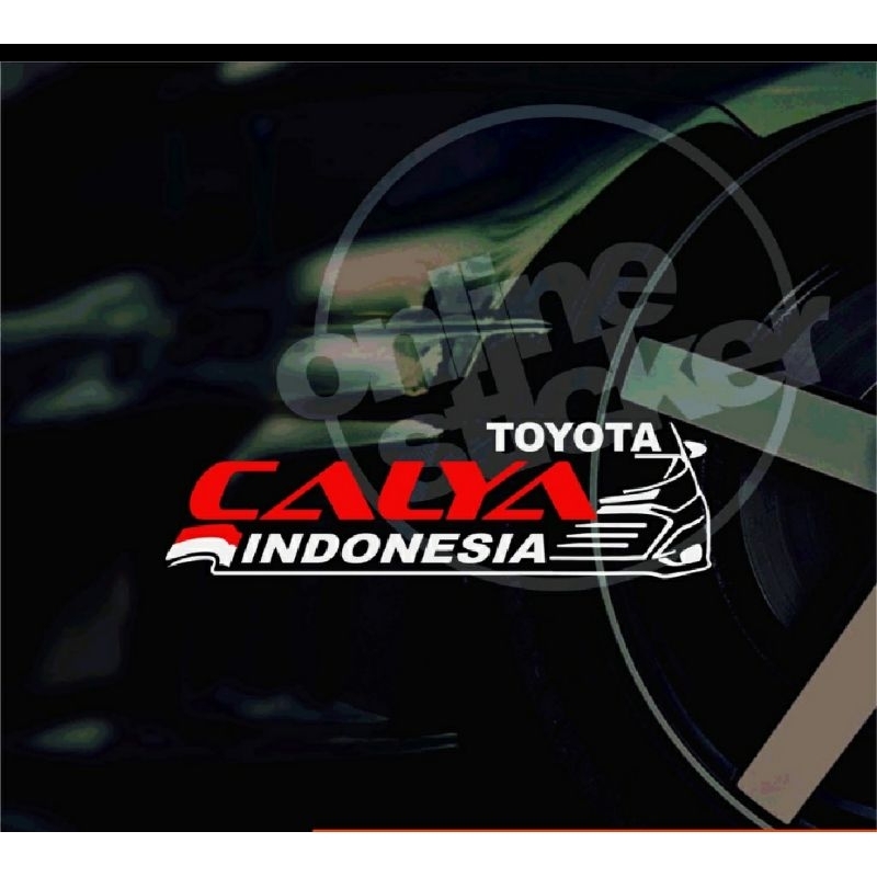 STIKER MOBIL CALYA | STIKER CUTTING