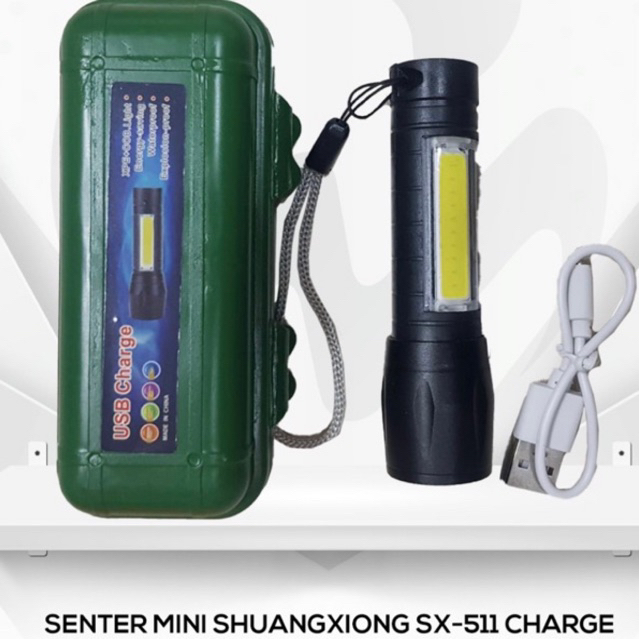 SENTER MINI LED COB SERBAGUNA MULTIFUNGSI