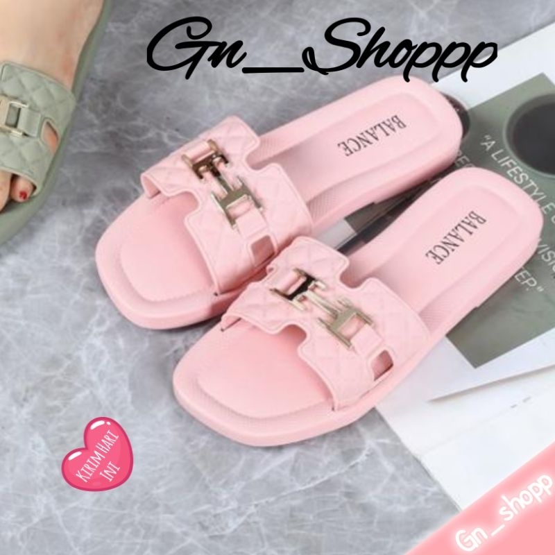 Sandal Wanita Import Jelly Terbaru Pin H Balance 1236-9