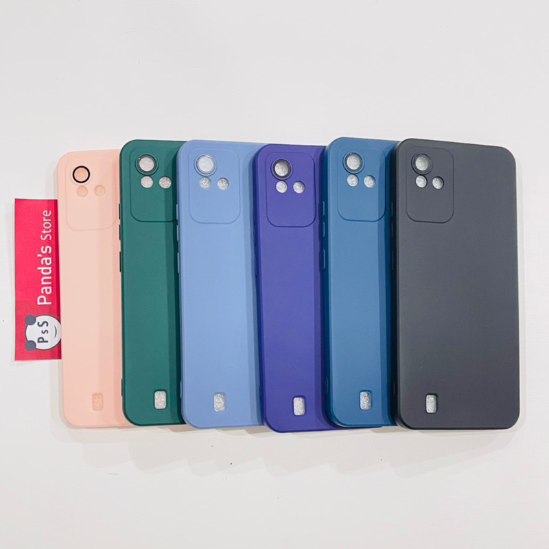 Case Realme Narzo 50i Lenspro Makaron Full Color Softcase Pro Lensa