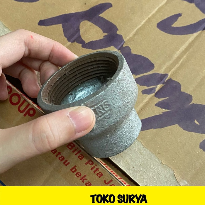 VERLOP SOK BESI 11/2" x 11/4" x 1" / VERLOP SOK BESI 11/2" x 1" / VERLOP SOK BESI 11/2" x 1" REDUCER
