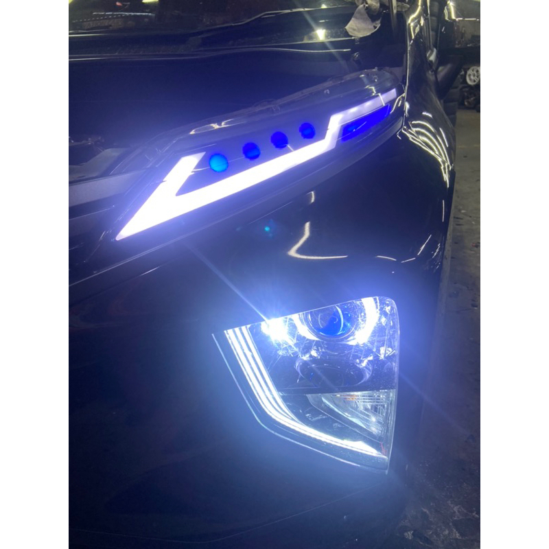 lampu drl mitsubisi xpander custom lampu alis
