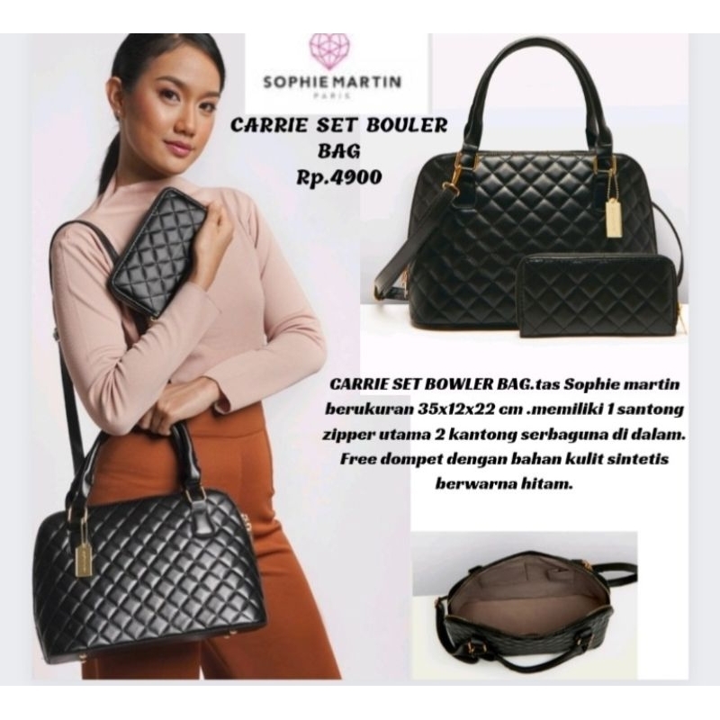CARRIE SET TAS SELEMPANG SOPHIE MARTIN ORIGINAL TAD SOPHIE MARTIN TERBARU TAS KERJA