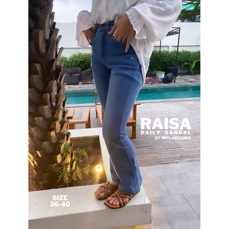 DECLARE&amp;DEE SANDAL WANITA DAILY FLAT RAISA
