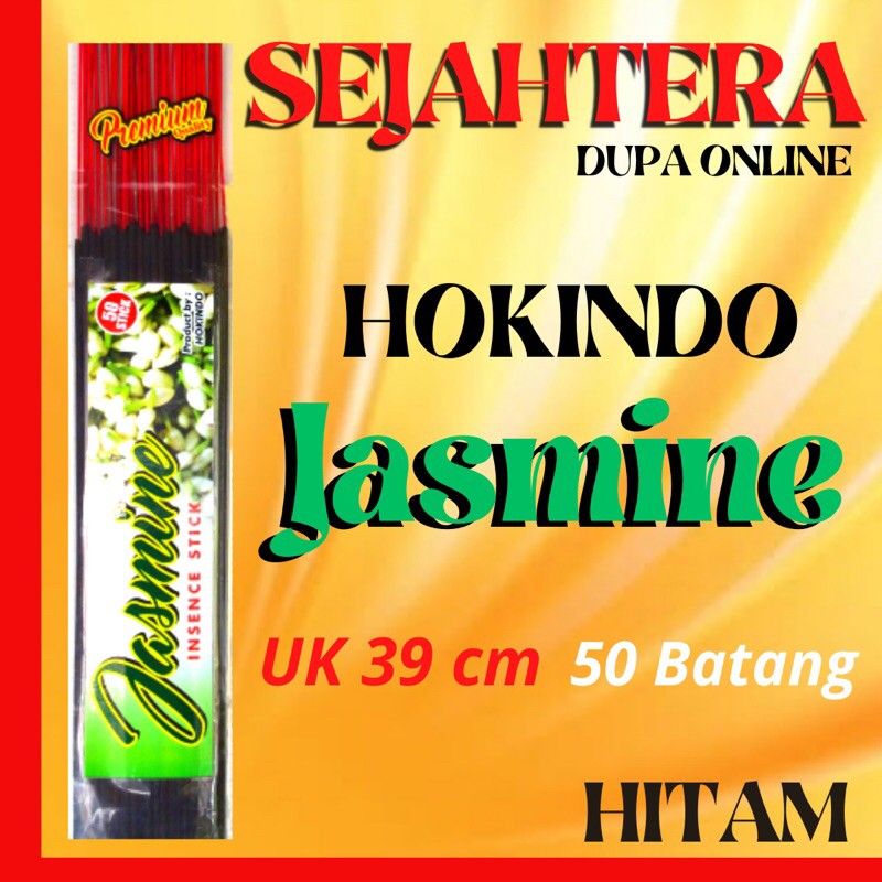 Dupa Hio Hokindo 50btg “JASMINE” HITAM Pouch