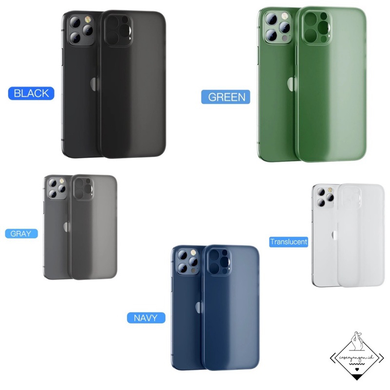 CASE ULTRA THIN SLIM / CASE TIPIS FOR IPHONE 11 11PRO 11PRO MAX 12 12PRO 12PRO MAX 13 13PRO 13 PRO MAX