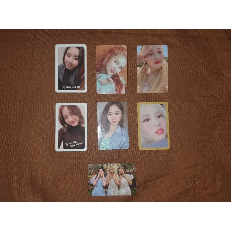 twice more and more photocard : CHAEYOUNG/SANA/MINA/NAYEON/TZUYU/MOMO/GROUP