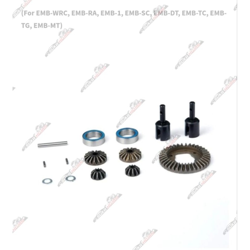 L6104 Differential Gear & Outdrive Set LC Racing 1/12 1/14 LC12B1 EMB