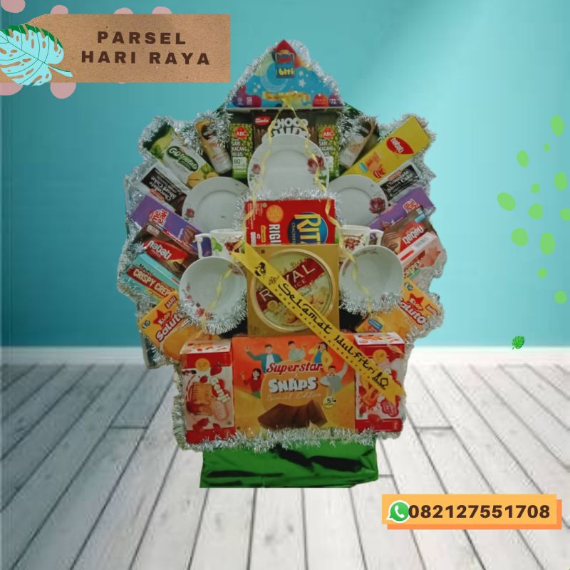 

Parcel Snack Hari Raya mix kramik