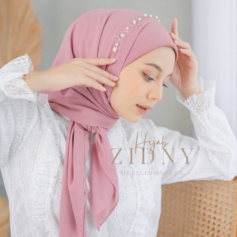 hijab segiempat inner payet 2 layer ceruty babbydoll premium