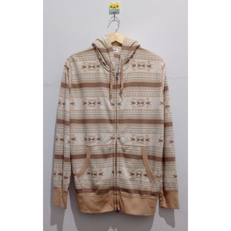Uniqlo Navajo coksu  hoodie zipper original jos