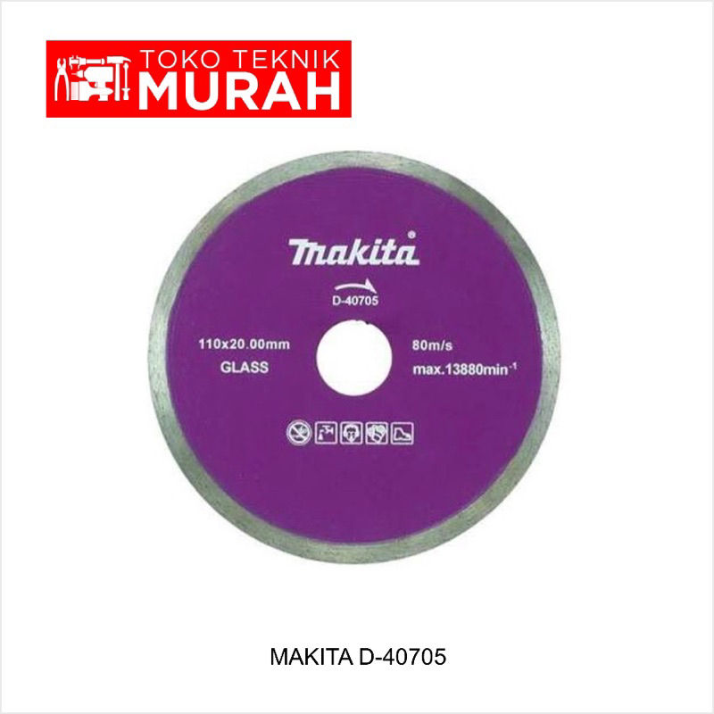 Makita D-40705 Diamond Wheel Cutting Glass 4 Inch Mata Potong Kaca 4&quot;