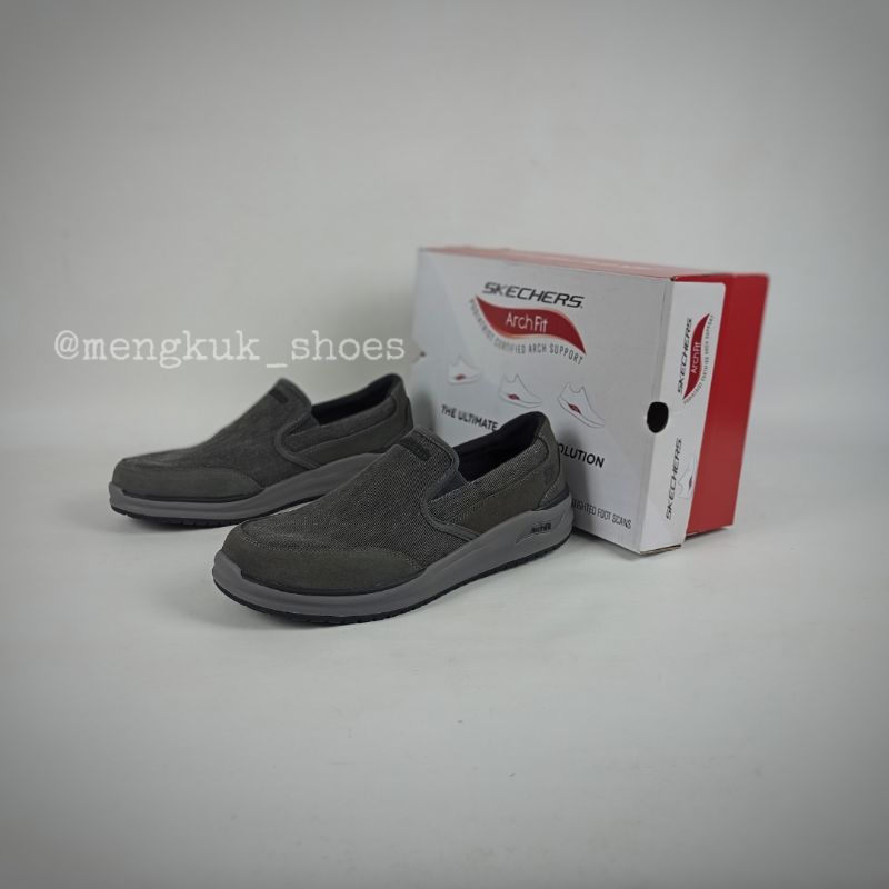 Skechers ARCH FIT MELO RANSTON Original 100% BNIB - SKECHERS MEN SLIP ON SALE