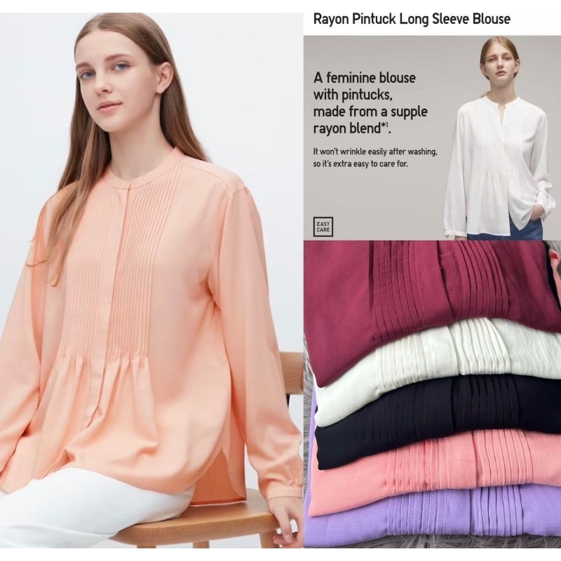 Unq cotton pleated blouse