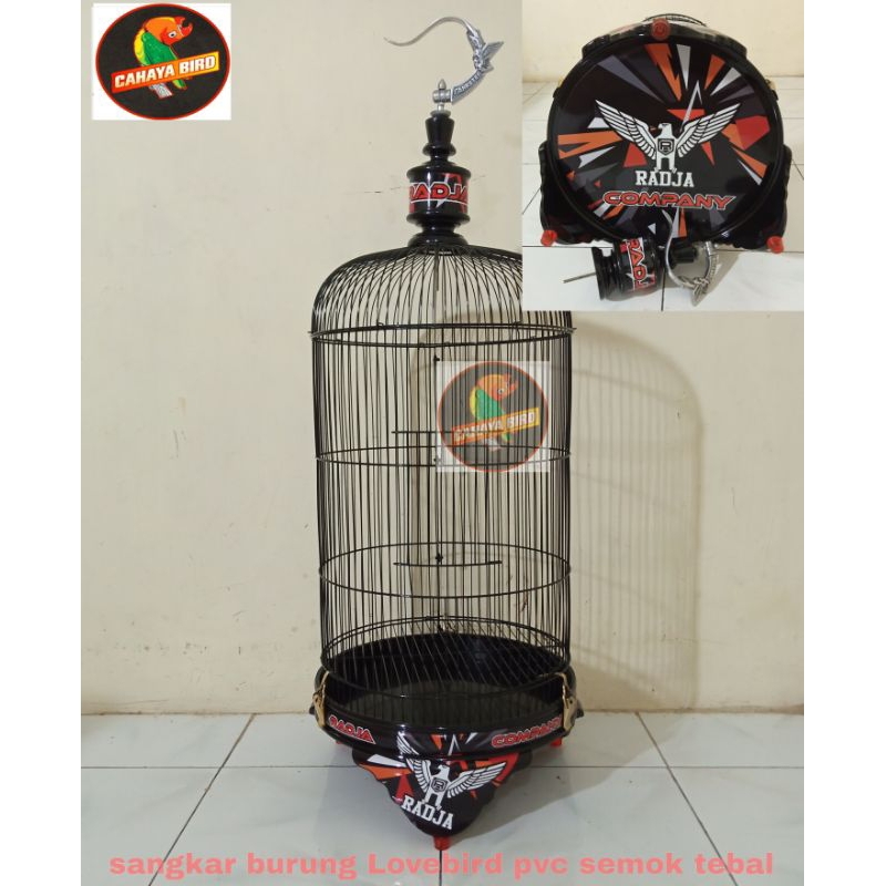 KANDANG BURUNG LOVEBIRD TEBOK PVC MOTIF RADJA BNR untuk pilihan motif lain cek di bagian variasi