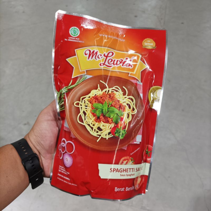 

Mc Lewis Saus Spaghetti Mc Lewis Kemasan1kg