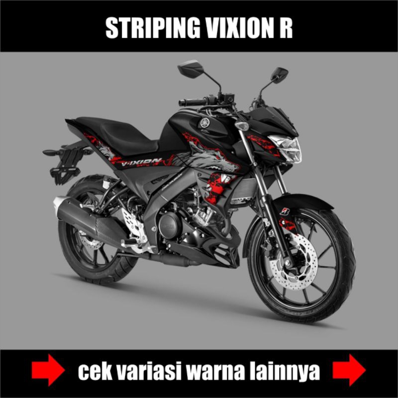 Striping Stiker Vixion R / Sticker Lis Variasi Motor Vixion R Lis Body Motor