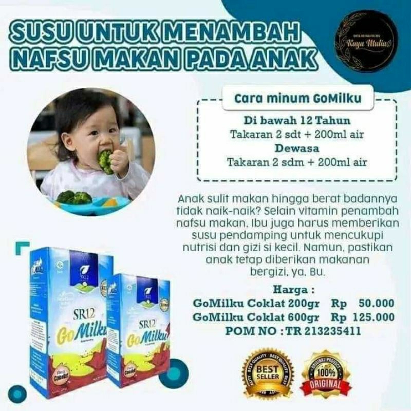 

Gomilku Susu Kambing Etawa SR12