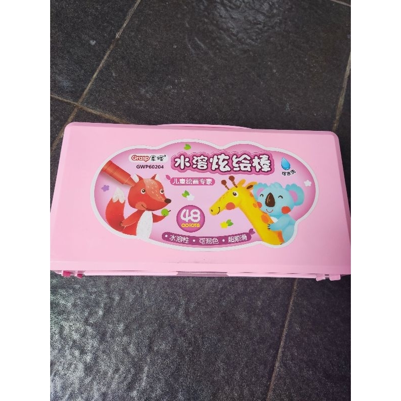 Crayon Grasp 48 Warna Mata Kecil Kode GWP60204 Original