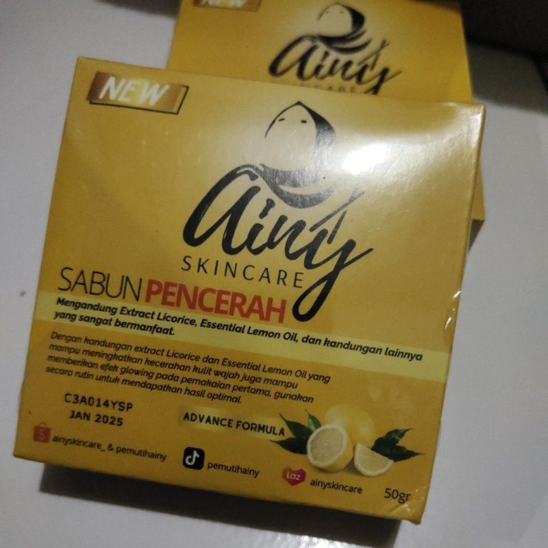 Ainy skincare sabun pencerah