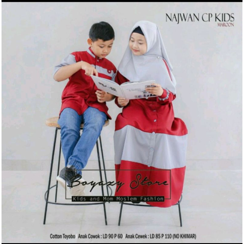 NAJWAN KIDS BAJU COUPLE ANAK TERBARU BY DnD