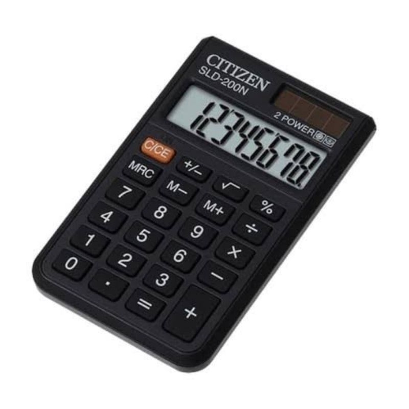 

Citizen SLD 200N Kalkulator 8 Digit Mini Saku
