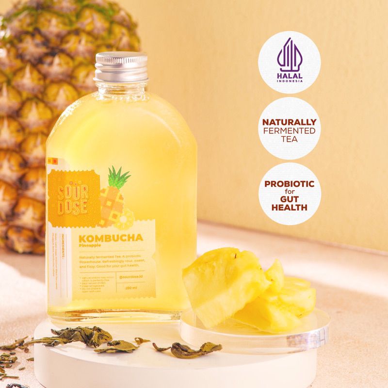 

Kombucha Pineapple - 250ml | by Sourdose