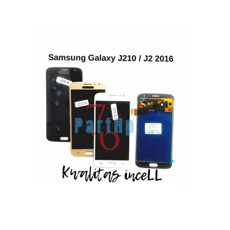 Lcd Touchscreen Fullset Kwalitas InceLL Samsung Galaxy J210 - J2 2016 - Hitam